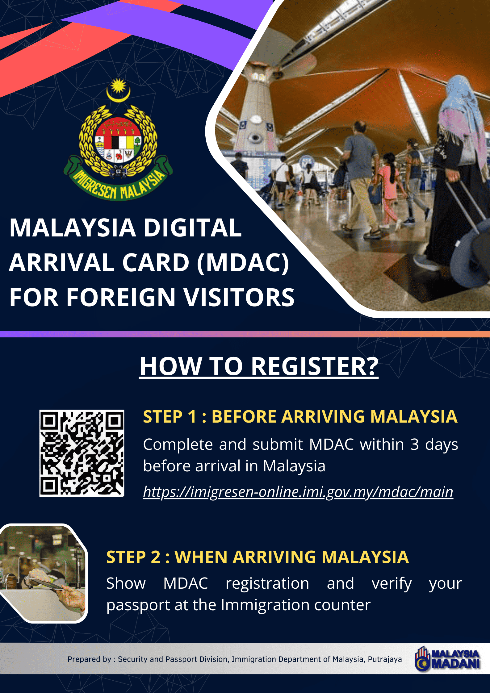 Arrival Card Malásia